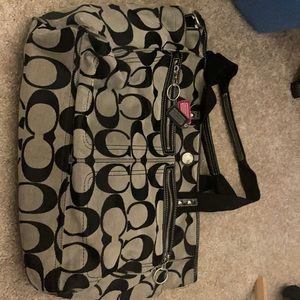 Coach baby bag